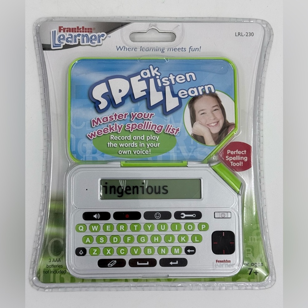 Franklin Learner Spell & Listen LRL-230 VocabularyEducation‎ Toy New In Package
